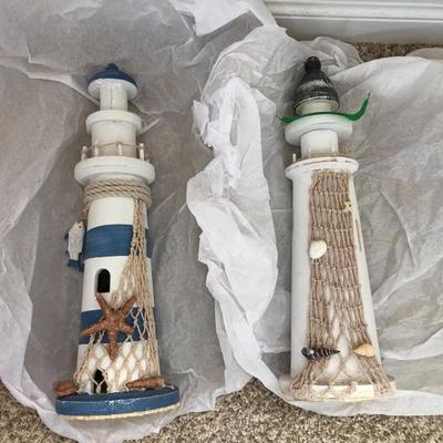 Two Light Houses - Home Decor