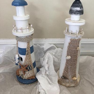 Two Light Houses - Home Decor