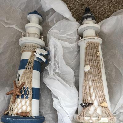 Two Light Houses - Home Decor