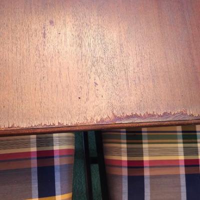 Antique dining room table 60" x 44"