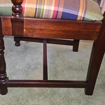 6 Antique Dining Room Chairs, 5 armless, 1 armed