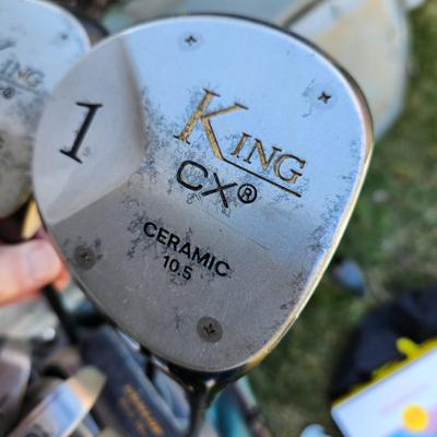NIB Lock by Burton Golf Bag with Clubs Lady Fairway Putter TaylorMade r7 460 Driver King CX Ceramic