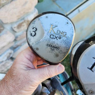 NIB Lock by Burton Golf Bag with Clubs Lady Fairway Putter TaylorMade r7 460 Driver King CX Ceramic