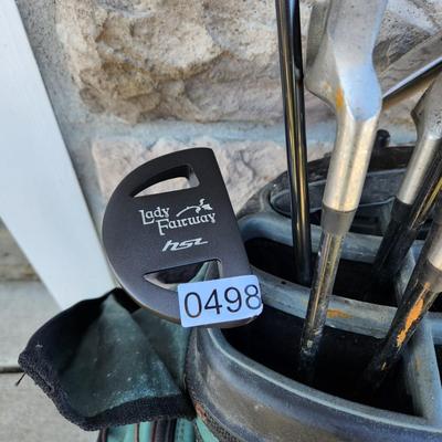 NIB Lock by Burton Golf Bag with Clubs Lady Fairway Putter TaylorMade r7 460 Driver King CX Ceramic