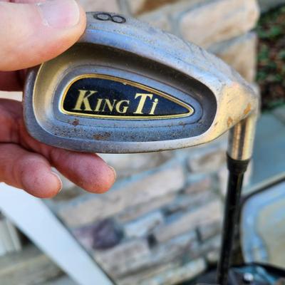 NIB Lock by Burton Golf Bag with Clubs Lady Fairway Putter TaylorMade r7 460 Driver King CX Ceramic