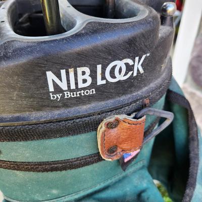 NIB Lock by Burton Golf Bag with Clubs Lady Fairway Putter TaylorMade r7 460 Driver King CX Ceramic