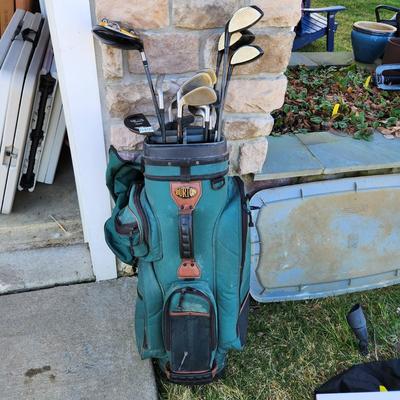 NIB Lock by Burton Golf Bag with Clubs Lady Fairway Putter TaylorMade r7 460 Driver King CX Ceramic