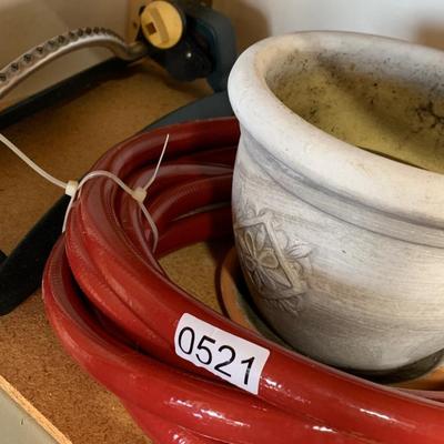 Garden Hose Sprinkler Flower Pot Lot