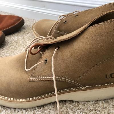 Menâ€™s UGG Shoes (Tan Pair Size 13, other two 11.5)