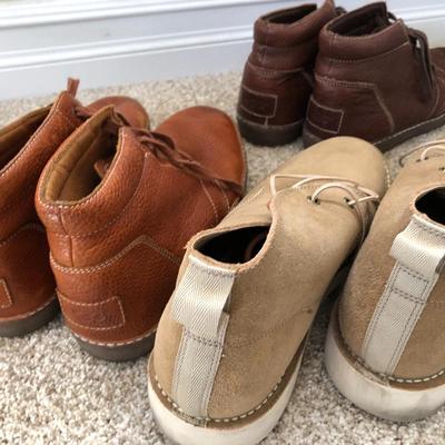 Menâ€™s UGG Shoes (Tan Pair Size 13, other two 11.5)