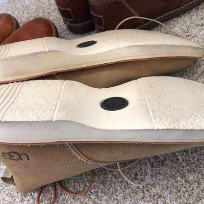 Menâ€™s UGG Shoes (Tan Pair Size 13, other two 11.5)