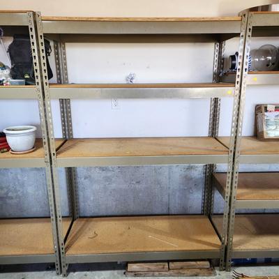 Heavy Duty Garage Storage Shelving 4 shelf 4'x18" x6' H