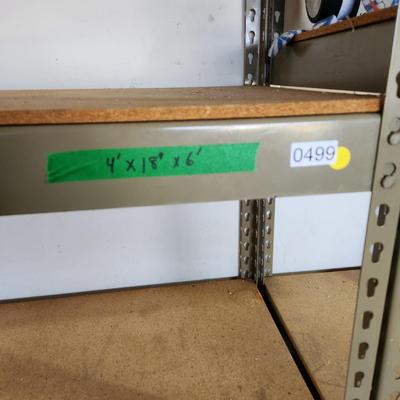Heavy Duty Garage Storage Shelving 4 shelf 4'x18" x6' H