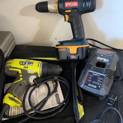 Ryobi Charge AND Plug In Drills