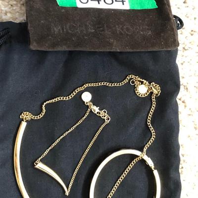 Michael Kors necklace & two bracelets