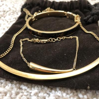Michael Kors necklace & two bracelets