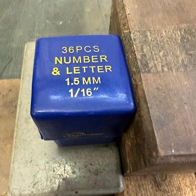 Letter & Number Punch Set Lot