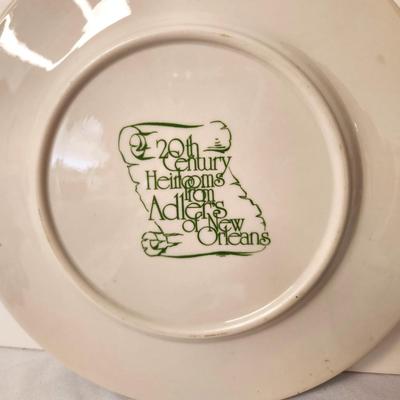 Lot #76 ADLER Limited Edition New Orleans Streetcar Plate - Retired