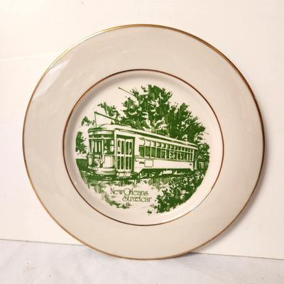 Lot #76 ADLER Limited Edition New Orleans Streetcar Plate - Retired
