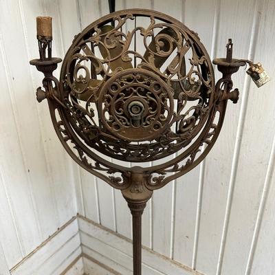 Antique Luminaire Fan (See Description)