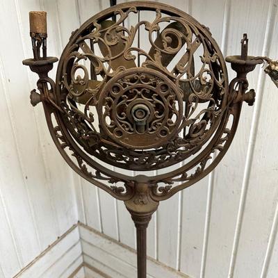 Antique Luminaire Fan (See Description)