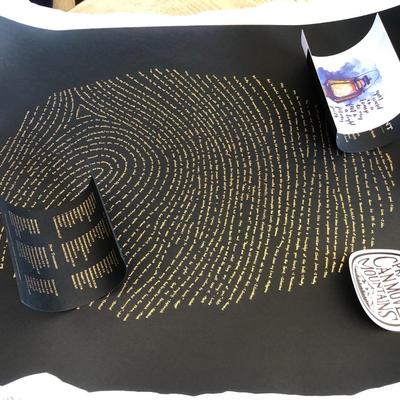 God's Finger Print Black Limited Edition - Unframed