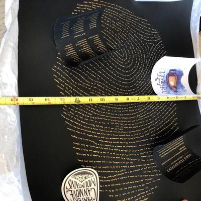 God's Finger Print Black Limited Edition - Unframed