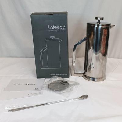 Brand New Lafecca Stainless Steel French Press