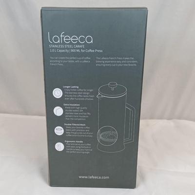 Brand New Lafecca Stainless Steel French Press