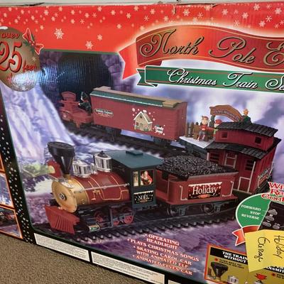 North Pole Express Christmas Train Set