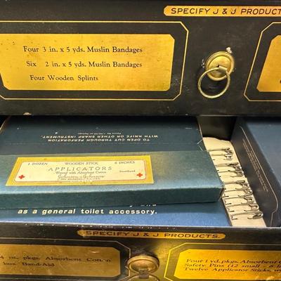 Johnson & Johnson Metal First Aid Kit