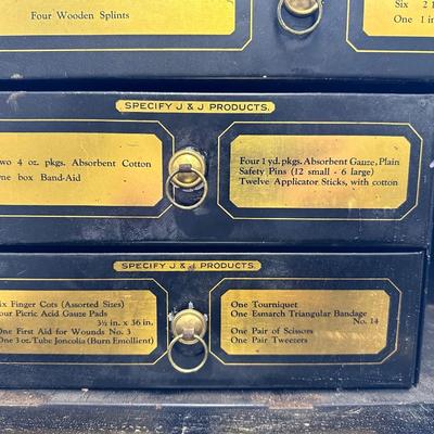 Johnson & Johnson Metal First Aid Kit