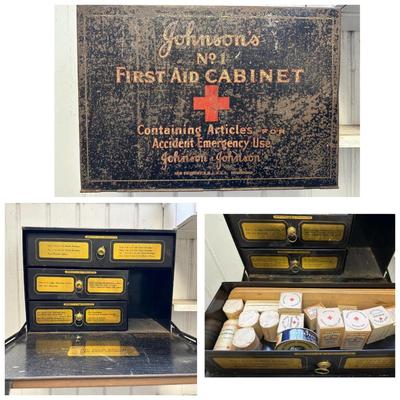 Johnson & Johnson Metal First Aid Kit