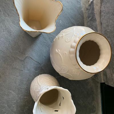 Lenox Vase Lot