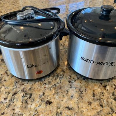 PAIR Smaller Crock Pot Food Warmers