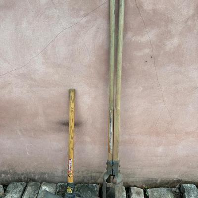 Post Hole Digger & Pick Axe