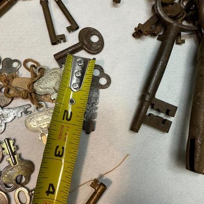 Skeleton & Antique Key Lot