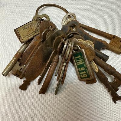 Skeleton & Antique Key Lot