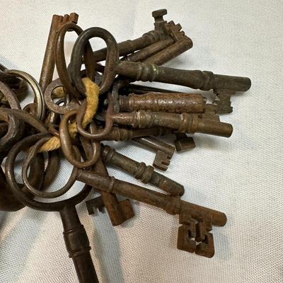 Skeleton & Antique Key Lot