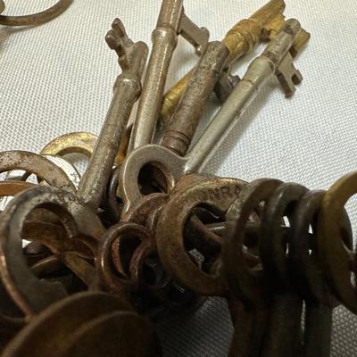 Skeleton & Antique Key Lot