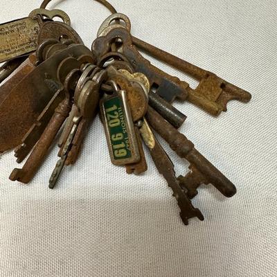 Skeleton & Antique Key Lot