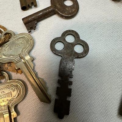 Skeleton & Antique Key Lot