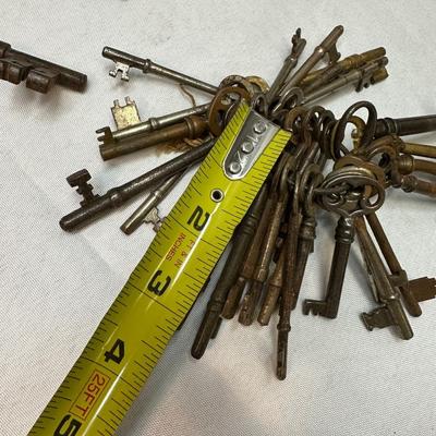 Skeleton & Antique Key Lot
