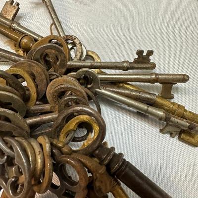 Skeleton & Antique Key Lot
