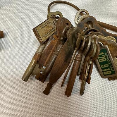 Skeleton & Antique Key Lot