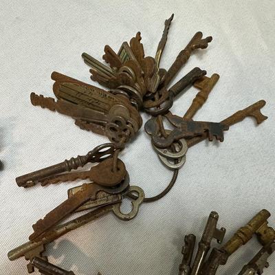 Skeleton & Antique Key Lot