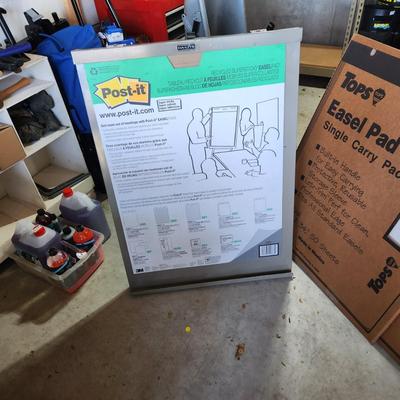 2 Da-Lite Easel Flip Chats stands with 4 Tops Easel Pads 27" x34" 50 sheets each