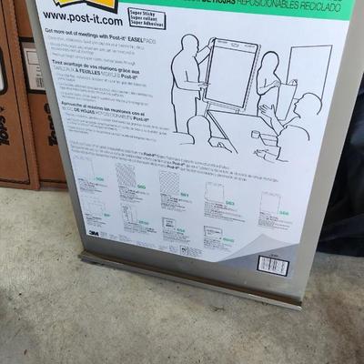 2 Da-Lite Easel Flip Chats stands with 4 Tops Easel Pads 27" x34" 50 sheets each