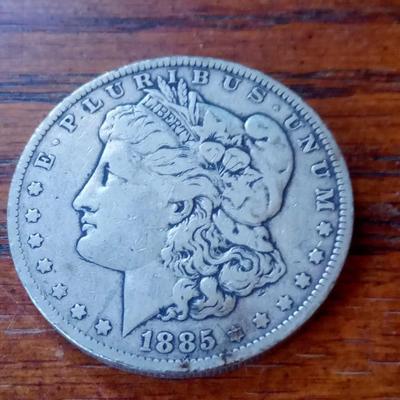 LOT 16 1885-0 SILVER DOLLAR