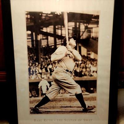 Vintage Baseball Photo of Babe Ruth